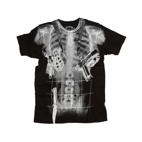 T shirt X-Ray black ANVEM